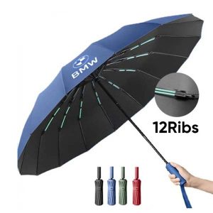 ১২ শিকের BMW ছাতা BMW Automatic Open And Close Folding Umbrella
